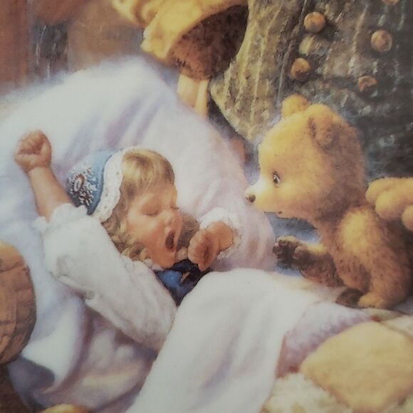 Vtg 1991 Knowles Collector Plate "Goldilocks & the Three Bears" COA Original Box - Picture 9 of 13